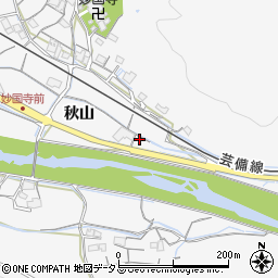 広島県広島市安佐北区白木町秋山1445周辺の地図