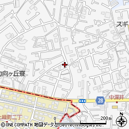 大阪府堺市中区深井中町1131周辺の地図