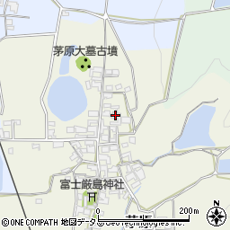 奈良県桜井市茅原597周辺の地図