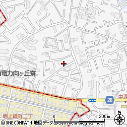 大阪府堺市中区深井中町997周辺の地図