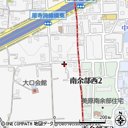 大阪府堺市東区日置荘原寺町354周辺の地図