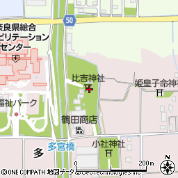 奈良県磯城郡田原本町多568-1周辺の地図