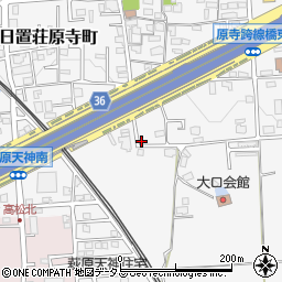 大阪府堺市東区日置荘原寺町276-7周辺の地図