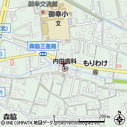 ニコニコレンタカー　御幸町店周辺の地図