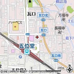 奈良県香芝市瓦口2290周辺の地図