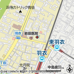 ホテルルートイン大阪高石羽衣駅前周辺の地図