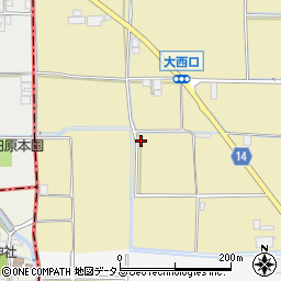 奈良県桜井市大西92周辺の地図