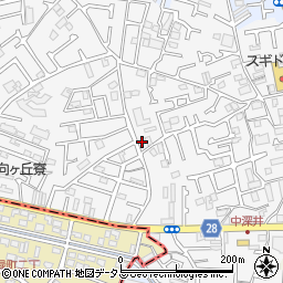 大阪府堺市中区深井中町1130周辺の地図