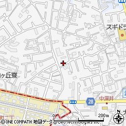 大阪府堺市中区深井中町1130-2周辺の地図