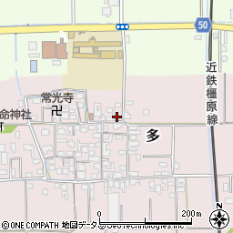奈良県磯城郡田原本町多437周辺の地図