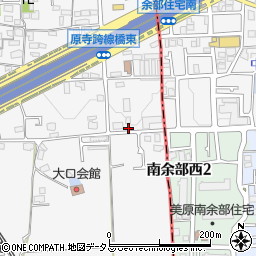 大阪府堺市東区日置荘原寺町390周辺の地図