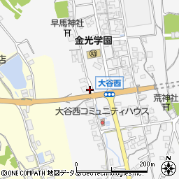 岡山県浅口市金光町大谷566周辺の地図