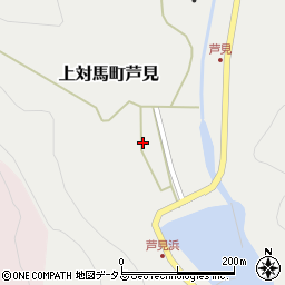 長崎県対馬市上対馬町芦見83-2周辺の地図