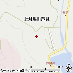 長崎県対馬市上対馬町芦見30周辺の地図