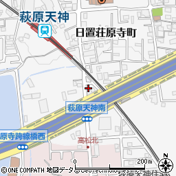 大阪府堺市東区日置荘原寺町175周辺の地図