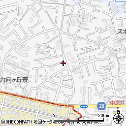 大阪府堺市中区深井中町1151-3周辺の地図