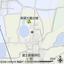 奈良県桜井市茅原621周辺の地図