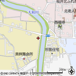 奈良県桜井市大西193周辺の地図