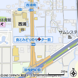 大阪府羽曳野市西浦1086周辺の地図