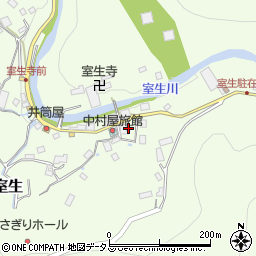 奈良県宇陀市室生806周辺の地図