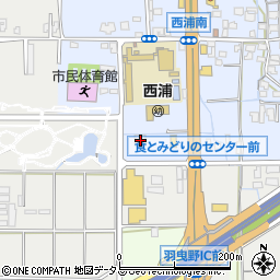 大阪府羽曳野市西浦1075周辺の地図