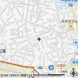 大阪府堺市中区深井中町1134周辺の地図
