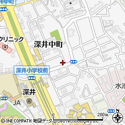大阪府堺市中区深井中町3265周辺の地図