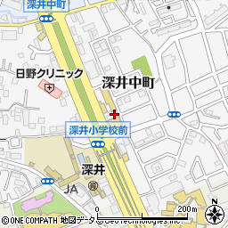 大阪府堺市中区深井中町3243周辺の地図