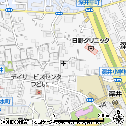 大阪府堺市中区深井中町1847周辺の地図