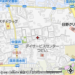 大阪府堺市中区深井中町1874周辺の地図