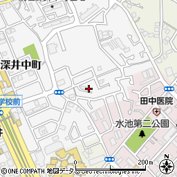 大阪府堺市中区深井中町483-10周辺の地図