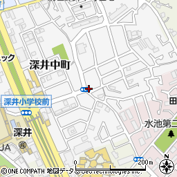 大阪府堺市中区深井中町485-9周辺の地図