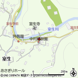 奈良県宇陀市室生798周辺の地図