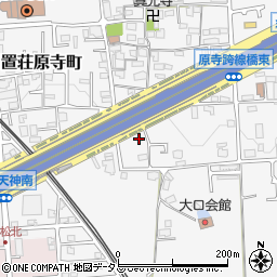大阪府堺市東区日置荘原寺町279周辺の地図