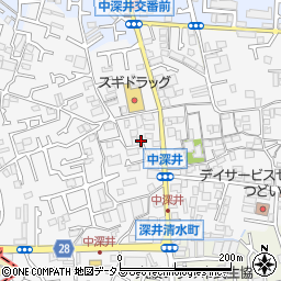 大阪府堺市中区深井中町1931周辺の地図