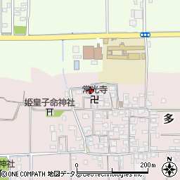 奈良県磯城郡田原本町多465周辺の地図