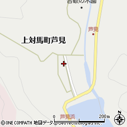 長崎県対馬市上対馬町芦見114周辺の地図