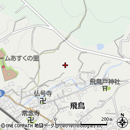 大阪府羽曳野市飛鳥周辺の地図