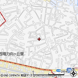 大阪府堺市中区深井中町1161-36周辺の地図