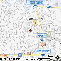 大阪府堺市中区深井中町1937-8周辺の地図