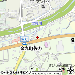 岡山県浅口市金光町佐方57周辺の地図
