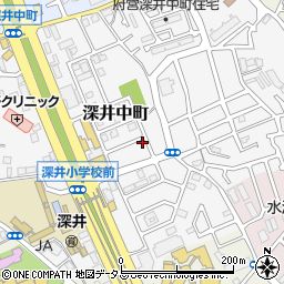 大阪府堺市中区深井中町3261周辺の地図
