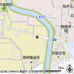 奈良県桜井市大西162周辺の地図