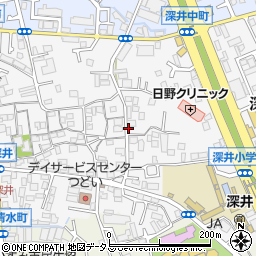 大阪府堺市中区深井中町1849周辺の地図