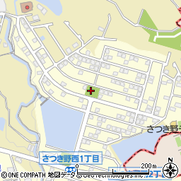 かいづか公園周辺の地図