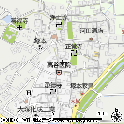 奈良県北葛城郡広陵町大塚722周辺の地図