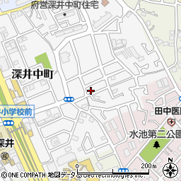 大阪府堺市中区深井中町483-16周辺の地図