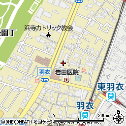 居酒屋 義経 羽衣店周辺の地図