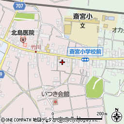 三重県多気郡明和町竹川254-1周辺の地図