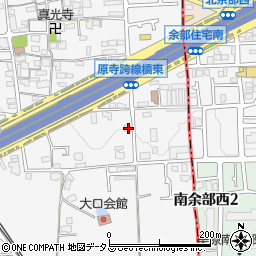 大阪府堺市東区日置荘原寺町376周辺の地図